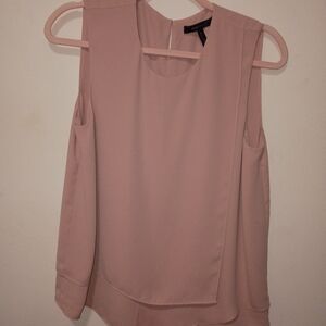 BCBGMaxAzria Blush Pink Sleeveless Blouse